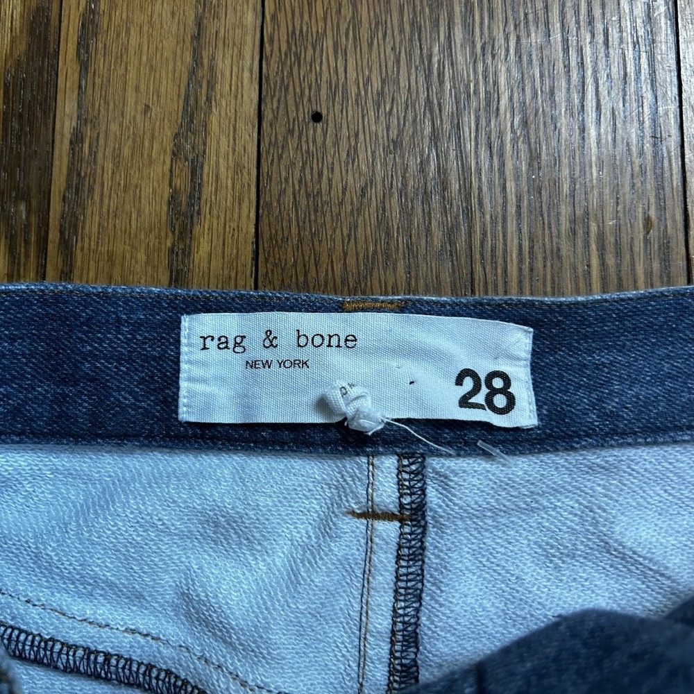 Rag & Bone Miramar Pants Womens 30 Sofie Wide Leg Faux Jeans Sweatpants Stretch - Picture 4 of 8